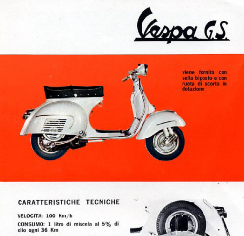 Maggiori informazioni su "Depliant Vespa 160 GS italiano"	
