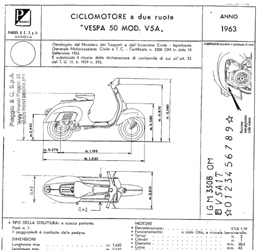 Maggiori informazioni su "STO Vespa 50 V5A1T del 1963.pdf"	
